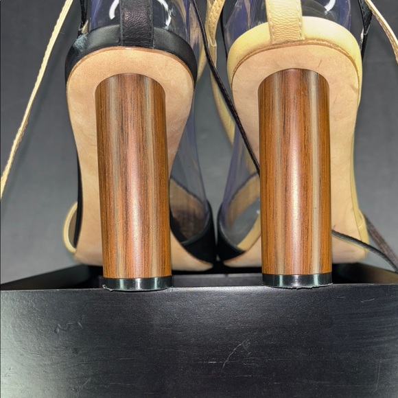 🔥🔥🔥Awake Black and Yellow Heels with Ankle Straps Size: 9-9.5US/ 40EU🔥🔥🔥 - Picture 7 of 10